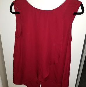 Deep red nice blouse/tank